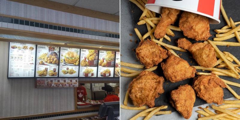 KFC Menu