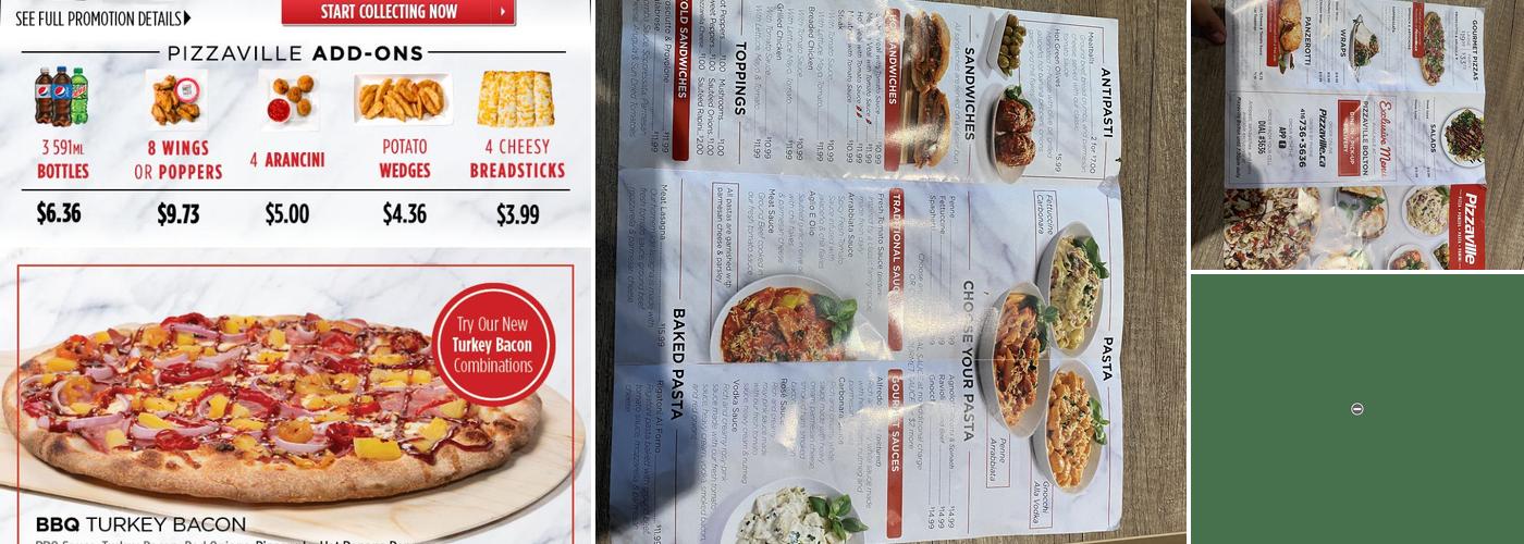 Pizzaville Menu