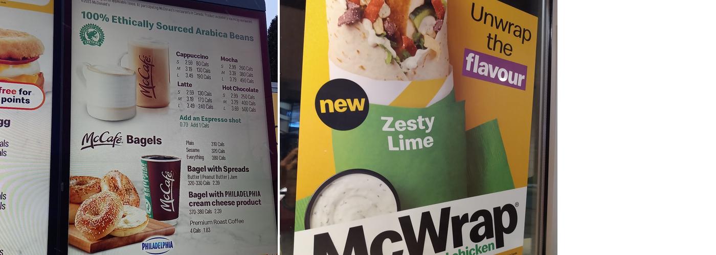 McDonald's Menu