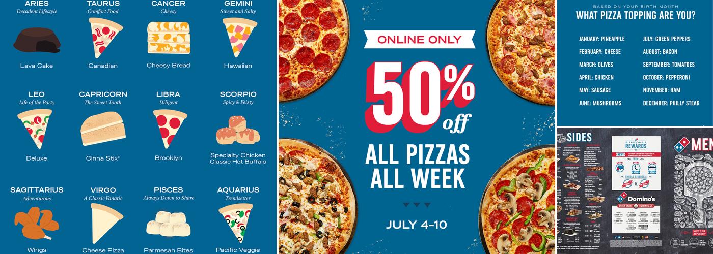 Domino's Pizza Menu