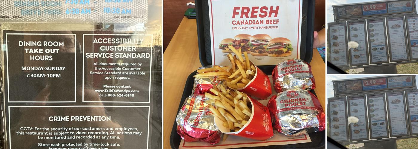 Wendy's Menu
