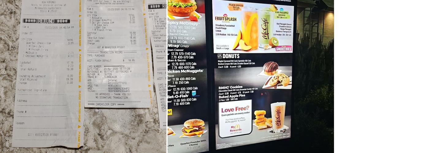 McDonald's Menu