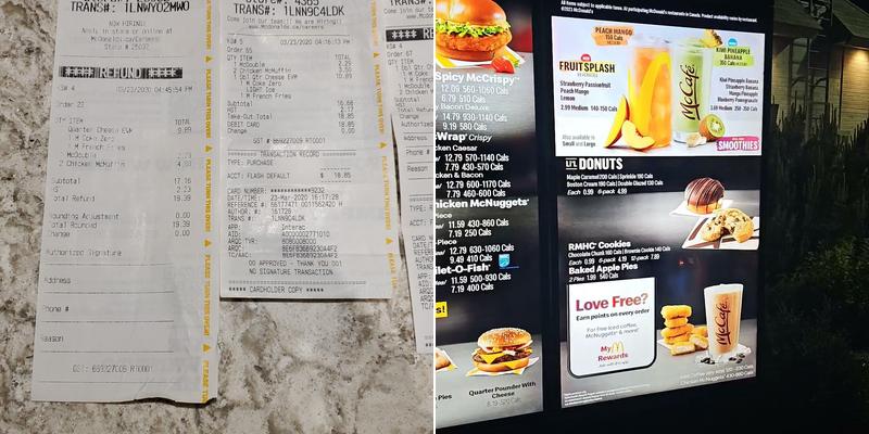 McDonald's Menu