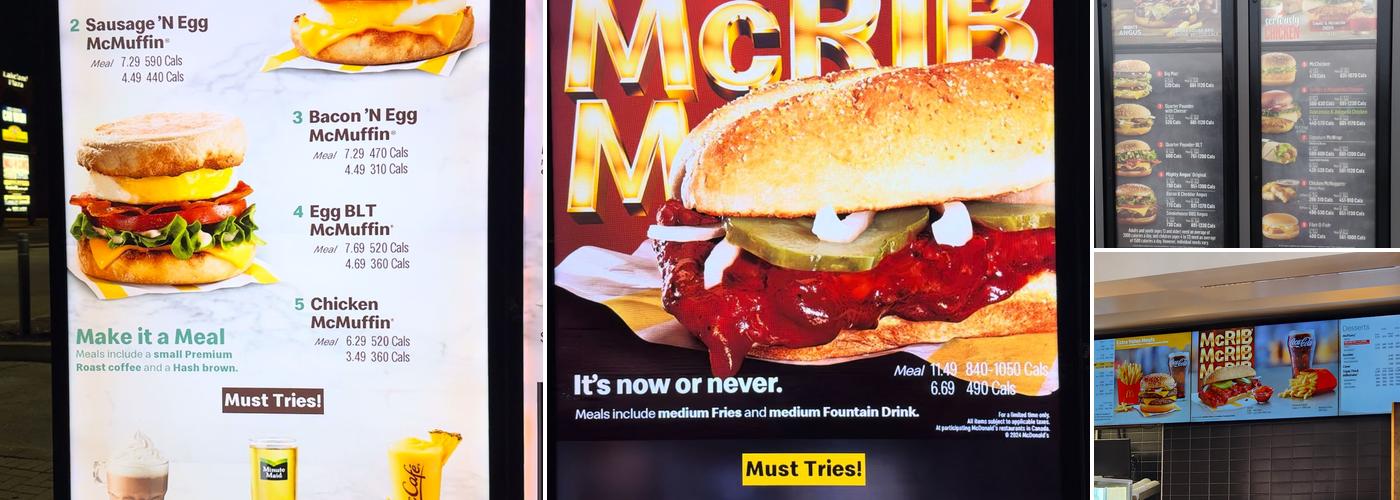 McDonald's Menu