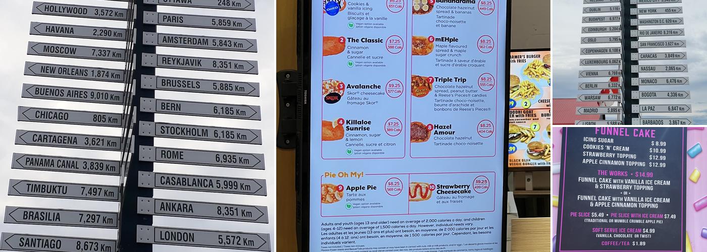 The Big Apple Menu