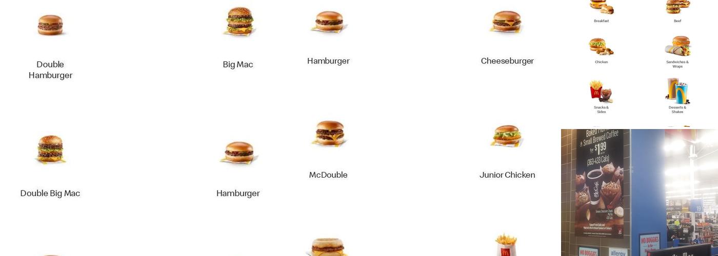 McDonald's Menu