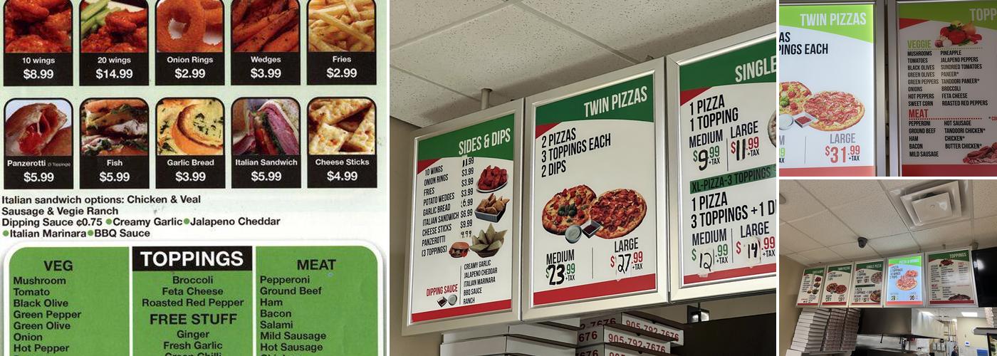 Pizza 4 U Menu