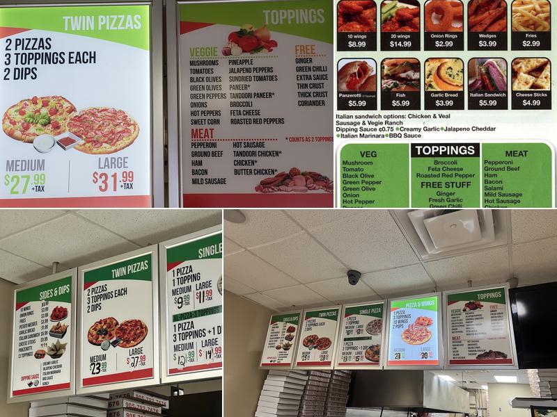 Pizza 4 U Menu