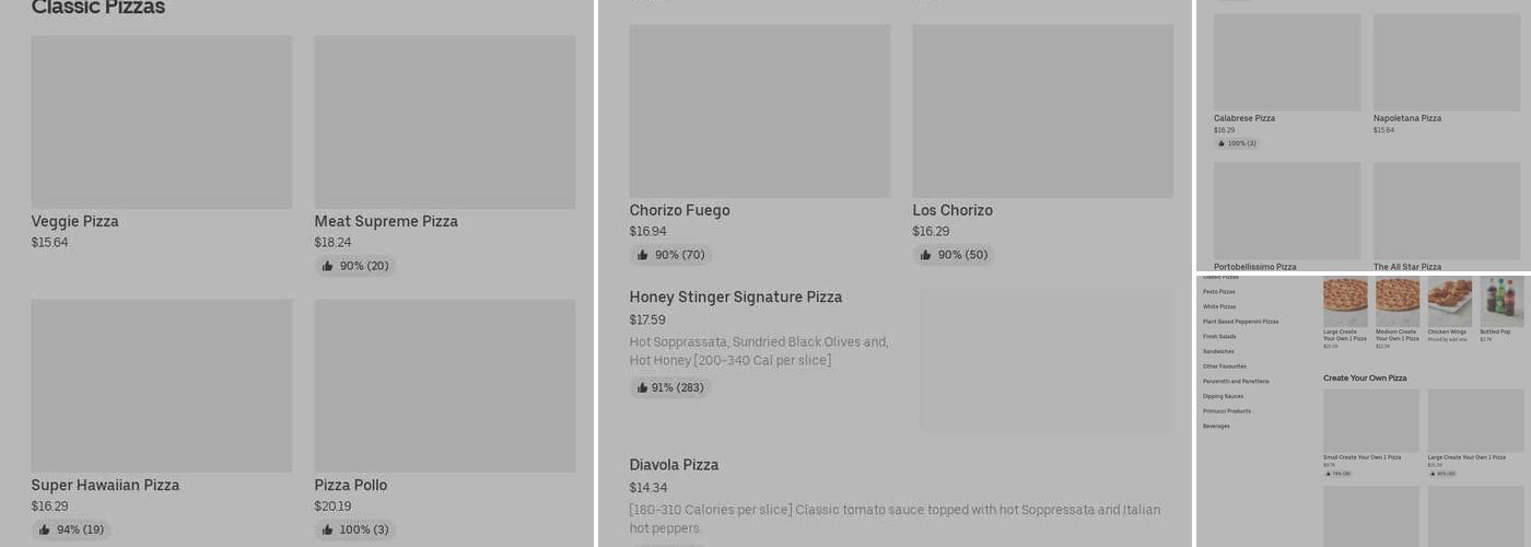 Pizza Nova Menu