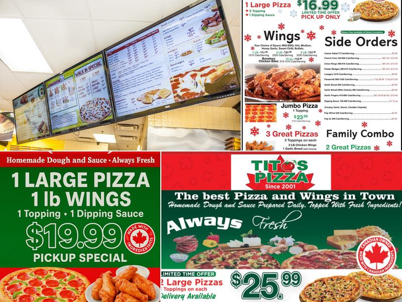 Gino's Pizza Menu