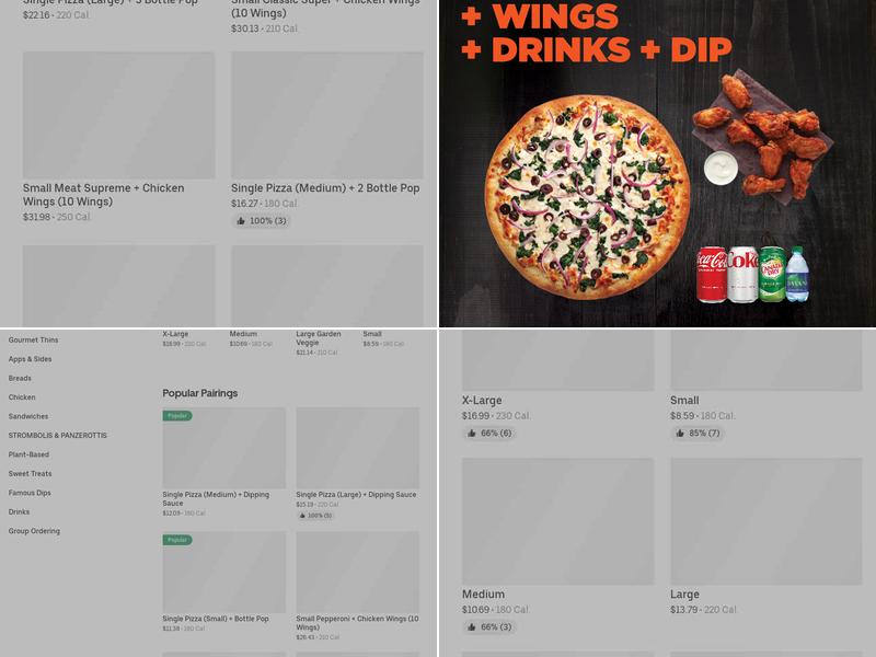 Pizza Pizza Menu
