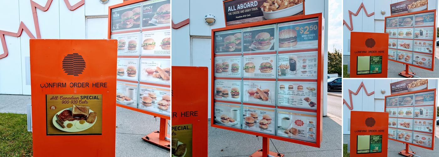 A&W Canada Menu