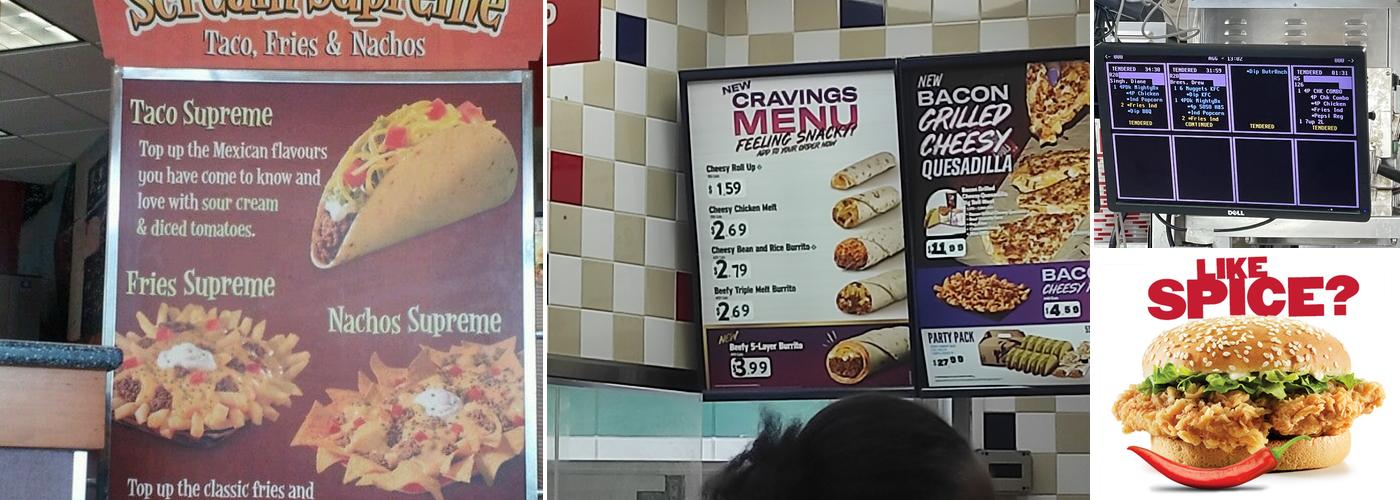 KFC Menu