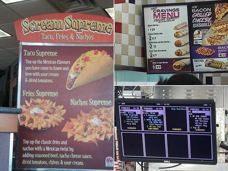 KFC Menu
