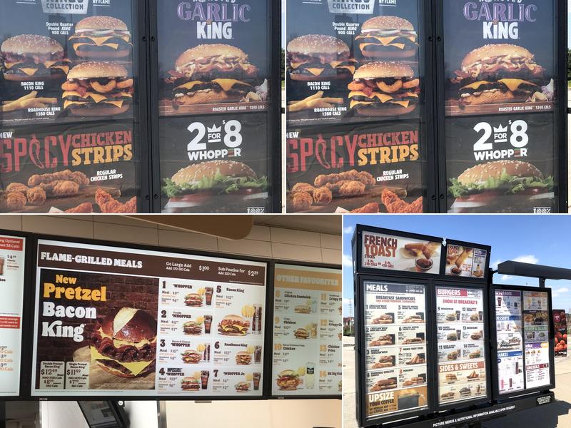 Burger King Menu