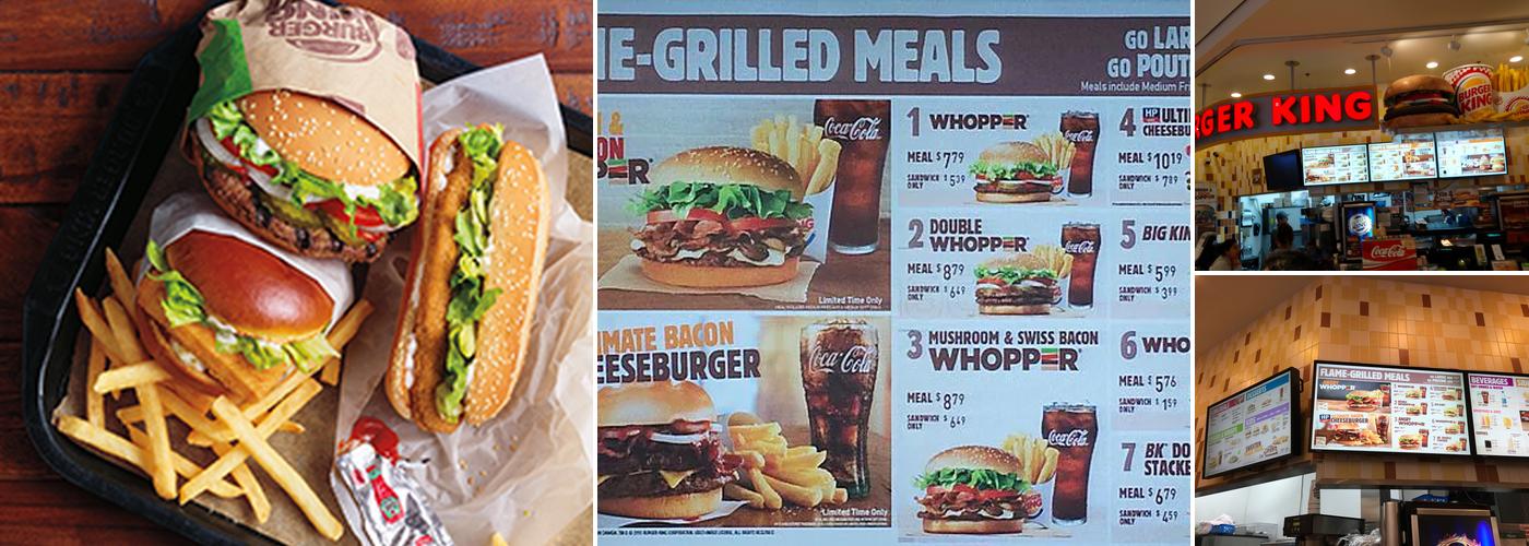 Burger King Menu