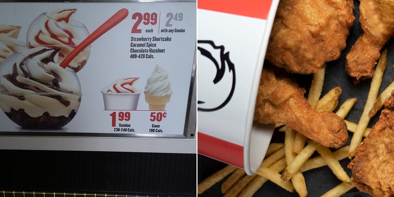 KFC Menu