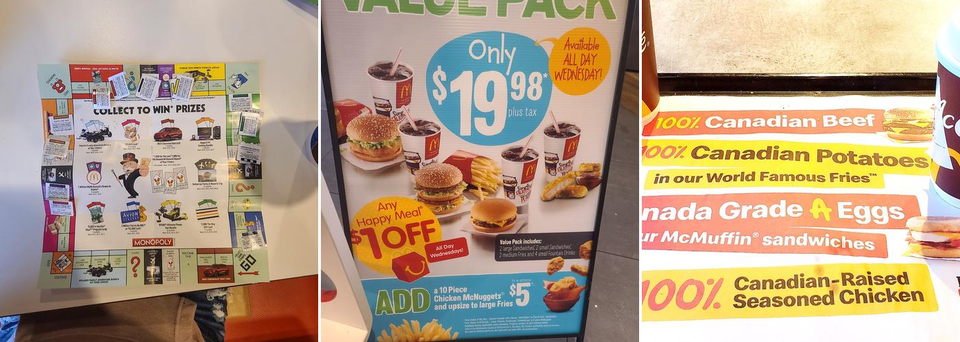 McDonald's Menu