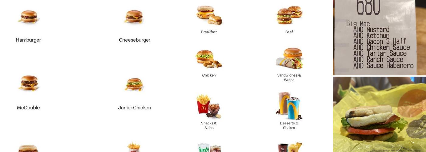 McDonald's Menu