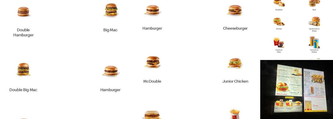 McDonald's Menu