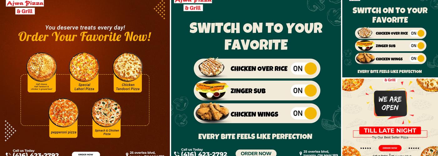 Ajwa Pizza n Grill Menu