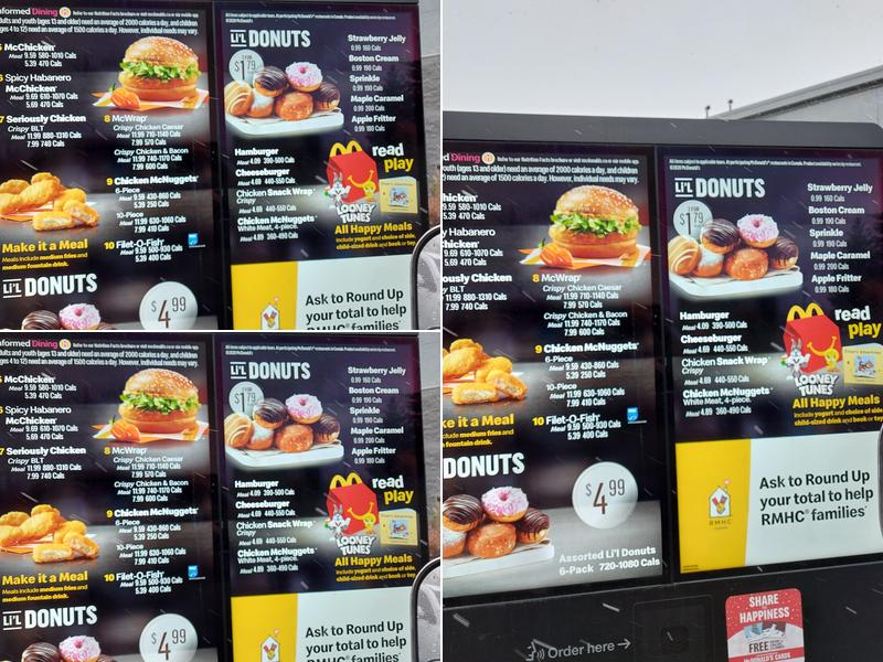 McDonald's Menu