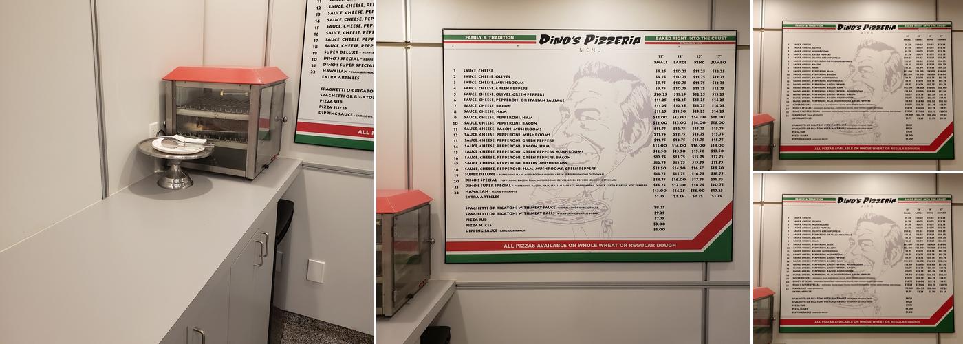 Dino's Pizzeria Menu