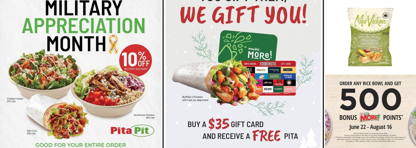 Pita Pit Menu