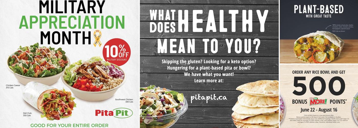 Pita Pit Menu