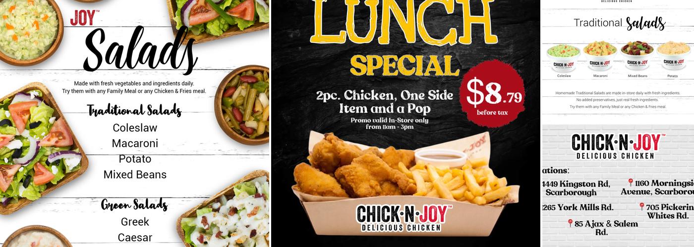 Chick-N-Joy Menu