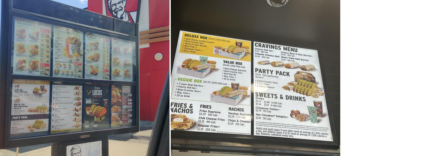 Taco Bell Menu