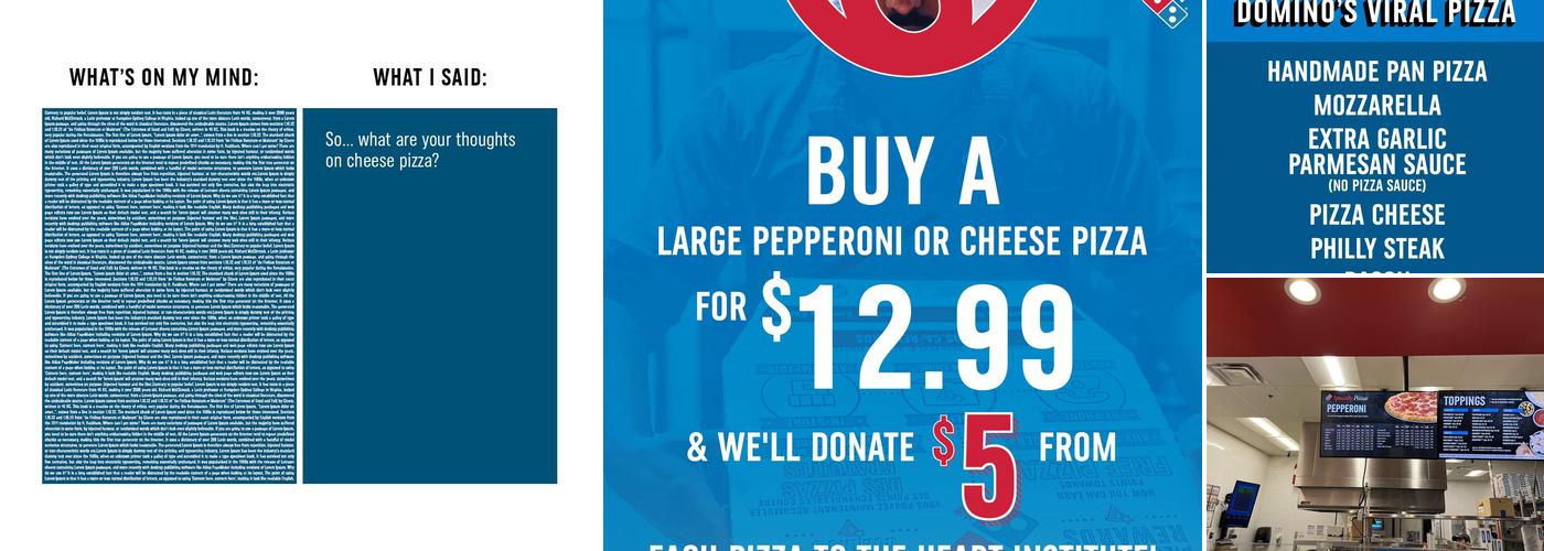 Domino's Pizza Menu