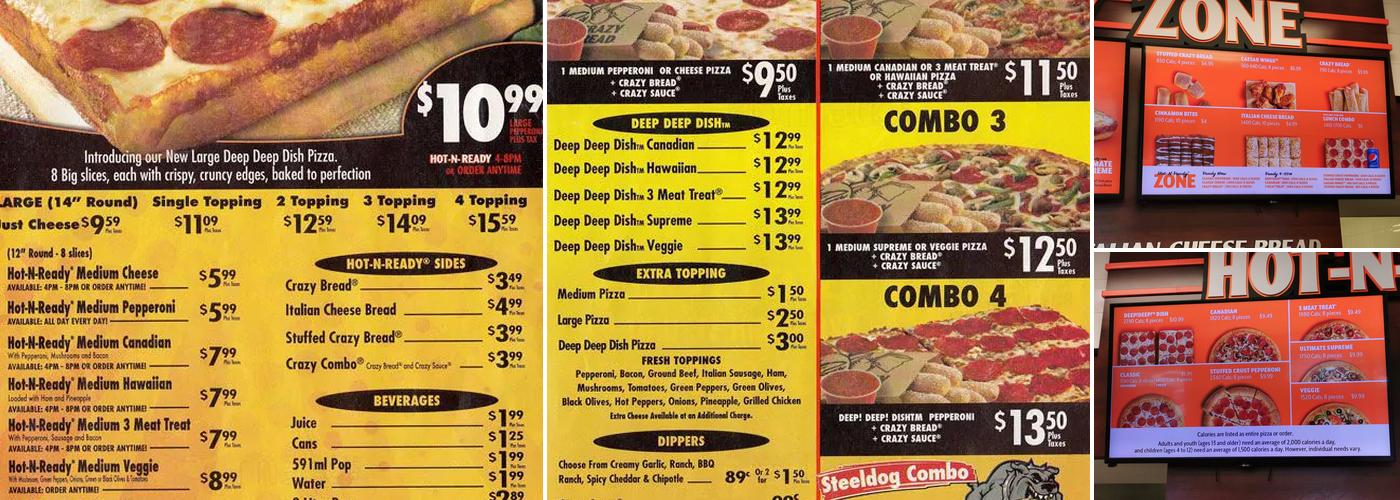 Little Caesars Pizza Menu