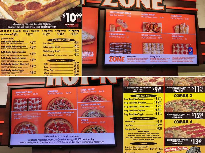 Little Caesars Pizza Menu