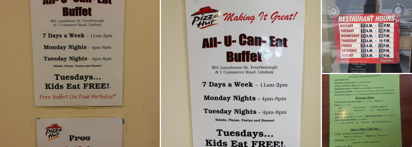 Pizza Hut Menu