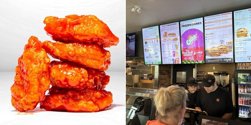 Harvey's Menu