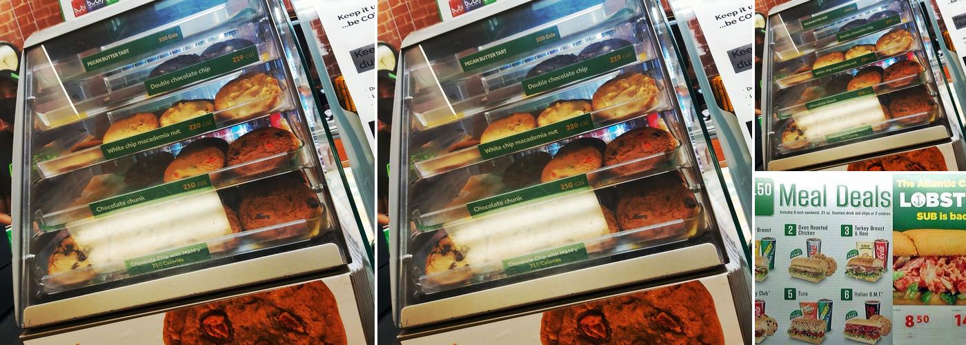 Subway Menu