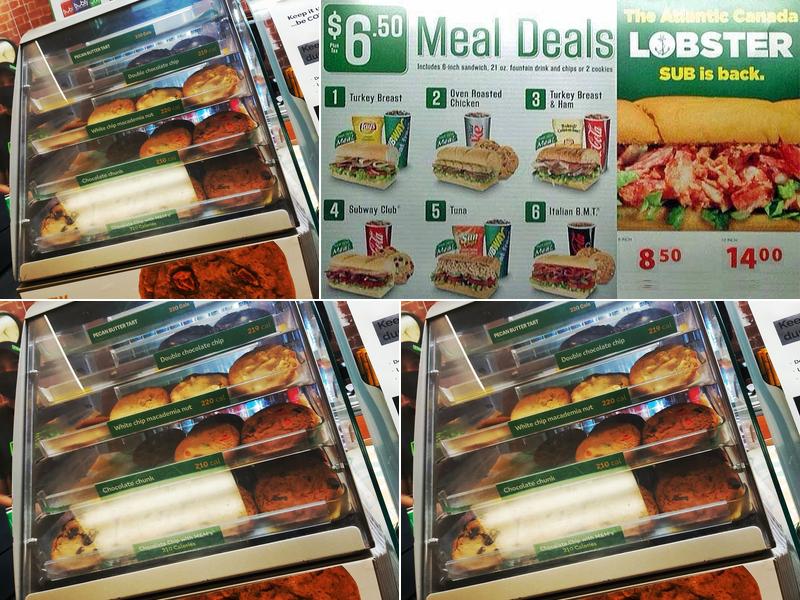Subway Menu