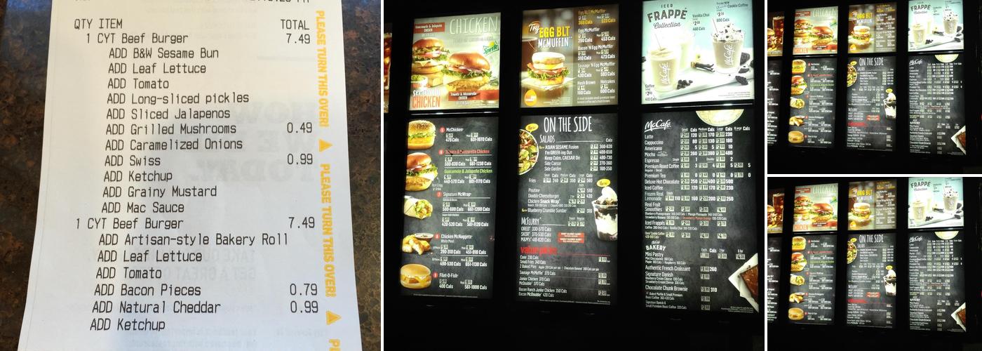 McDonald's Menu