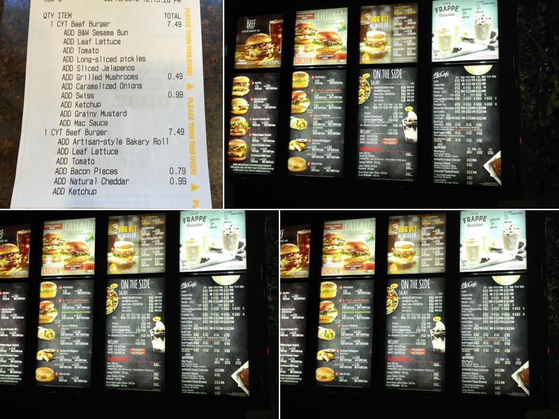 McDonald's Menu