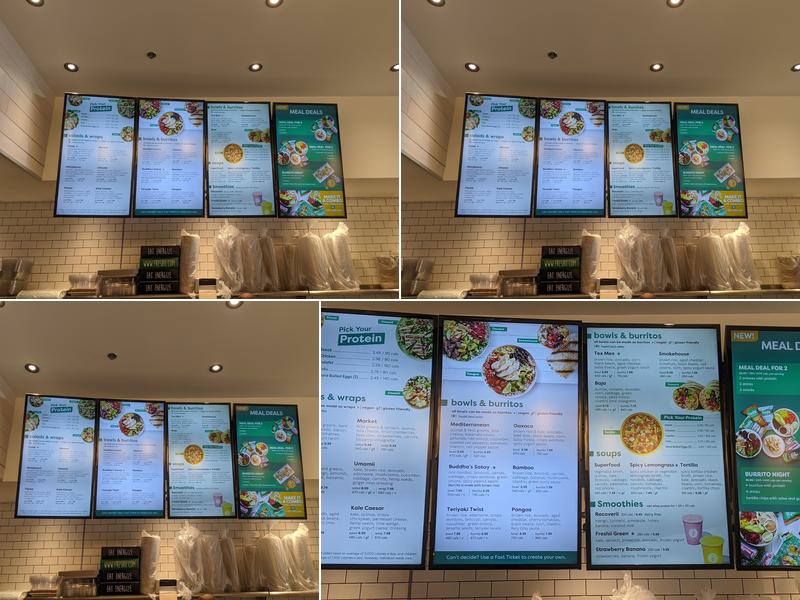 freshii Menu