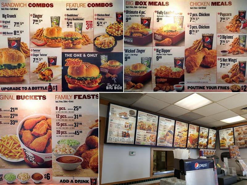 KFC Menu