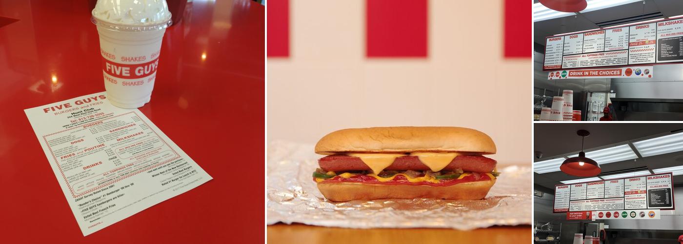Five Guys Menu