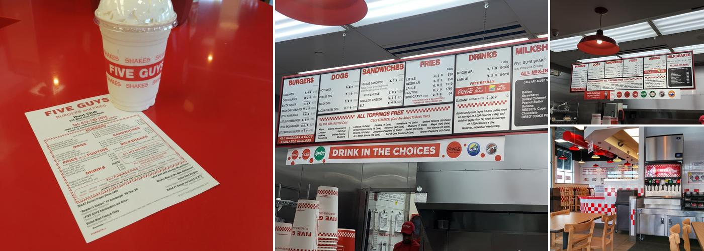 Five Guys Menu