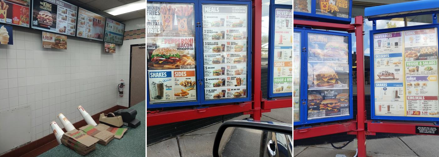Burger King Menu