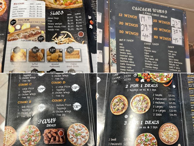 Lava Pizza & Wings Menu