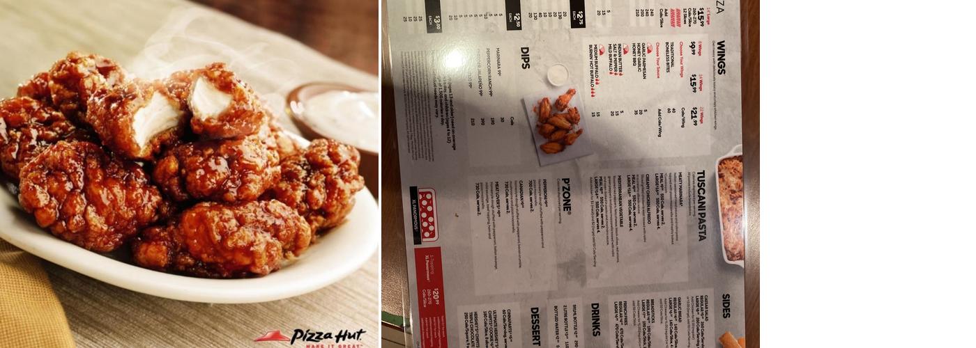 Pizza Hut Menu
