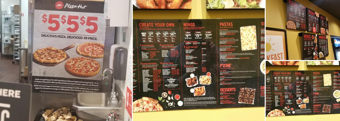 Pizza Hut Newmarket Menu