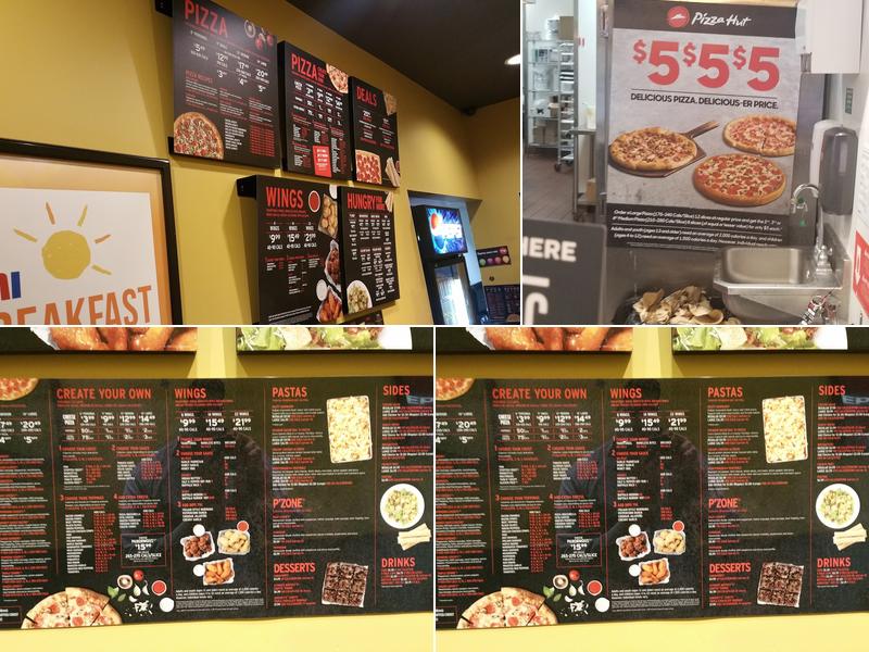 Pizza Hut Newmarket Menu