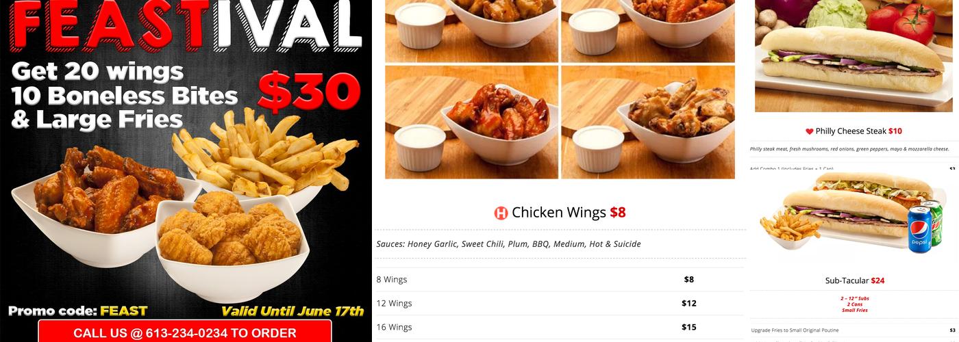 1 for 1 Pizza - Ottawa Pizza Menu